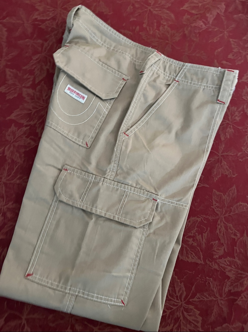 True Religion Women’s Travertine Military SN Cargo Pants NWT 29 - Picture 2 of 7